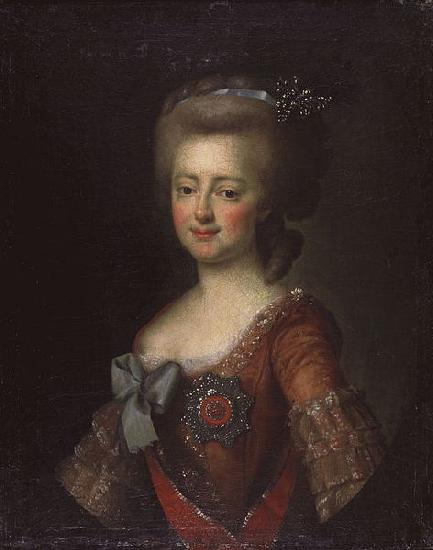 Dimitri Levitzky Portrait of Grand Duchess Maria Fyodorovna Sweden oil painting art